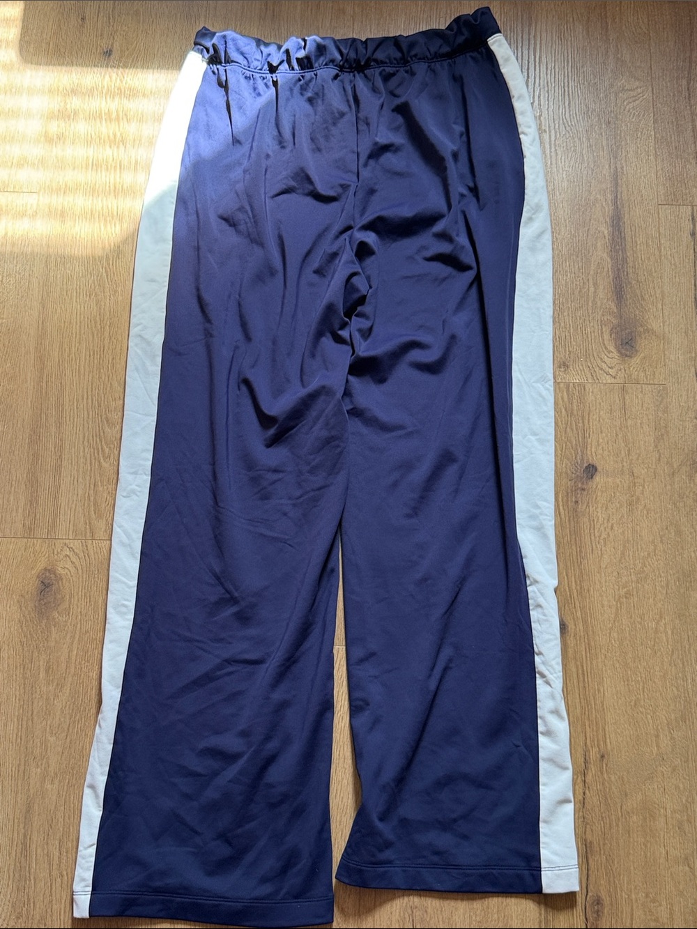 Old Navy Navy Track Pants with White Side Stripes